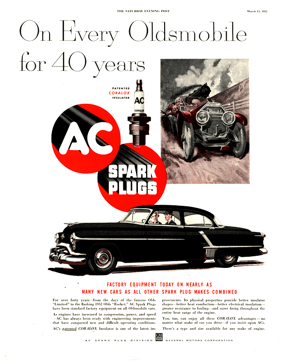 AC SPark Plugs 1952 Oldsmobile 0002