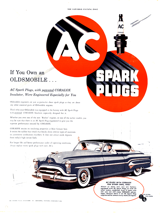 AC Spark Plugs 1951 Oldsmobile 0005