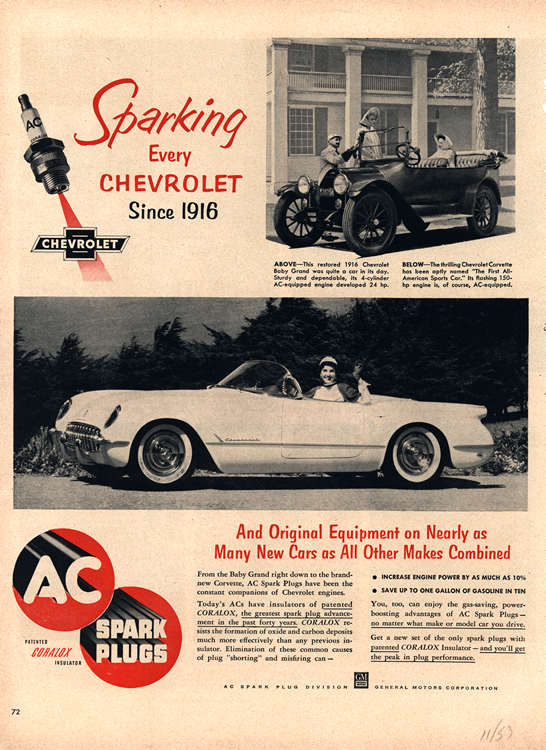 AC Spark Plugs 1953 Chevrolet 0001