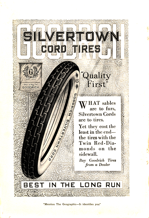 B. F. Goodrich Tires 1919 0001