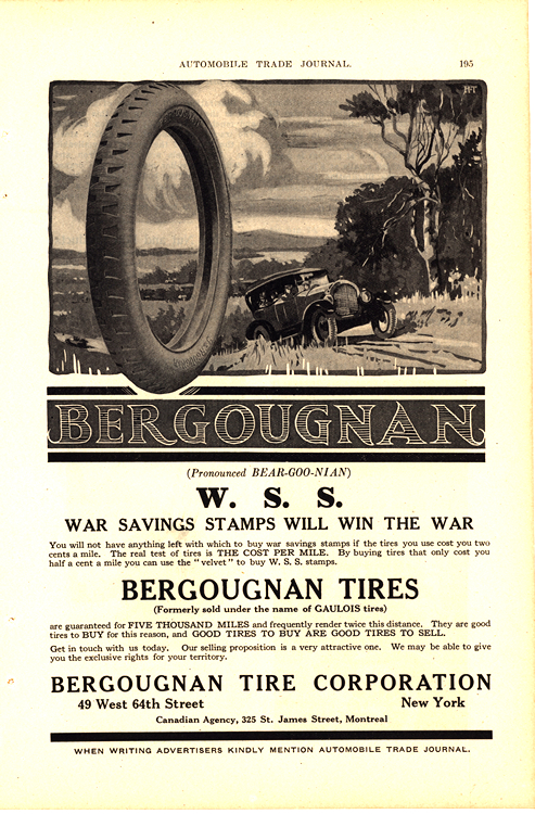 Bergougnan Tires 1918 0002