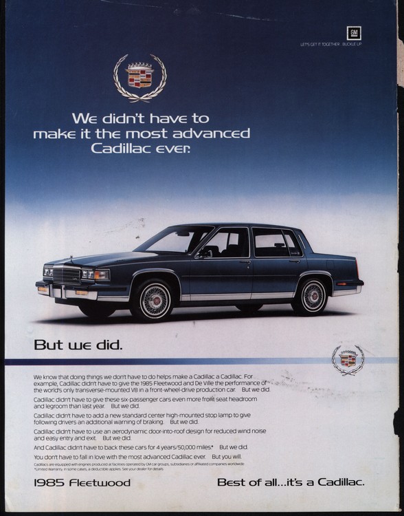 Cadillac 1985 UL2 0001