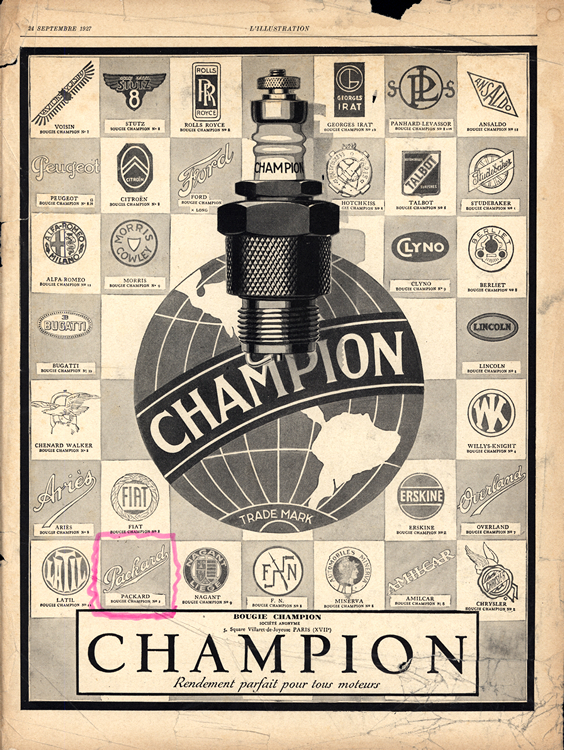 Champion Spark Plugs 1927 0001