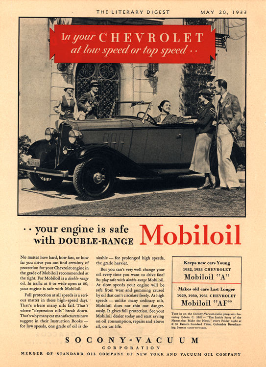 Chevrolet 1933 Mobiloil 0001
