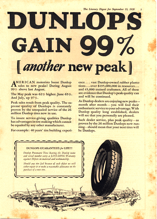 Dunlop Tires 1928 0002