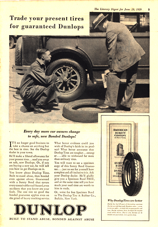 Dunlop Tires 1929 0001