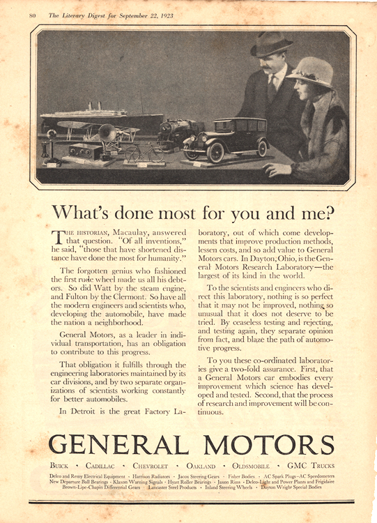 General Motors 1923 0001