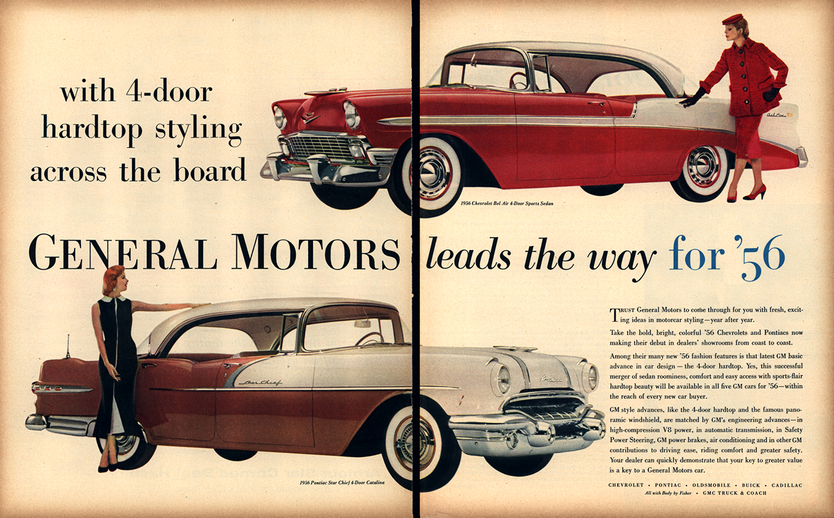 General Motors 1956 Pontiac Chevrolet Merge 0001
