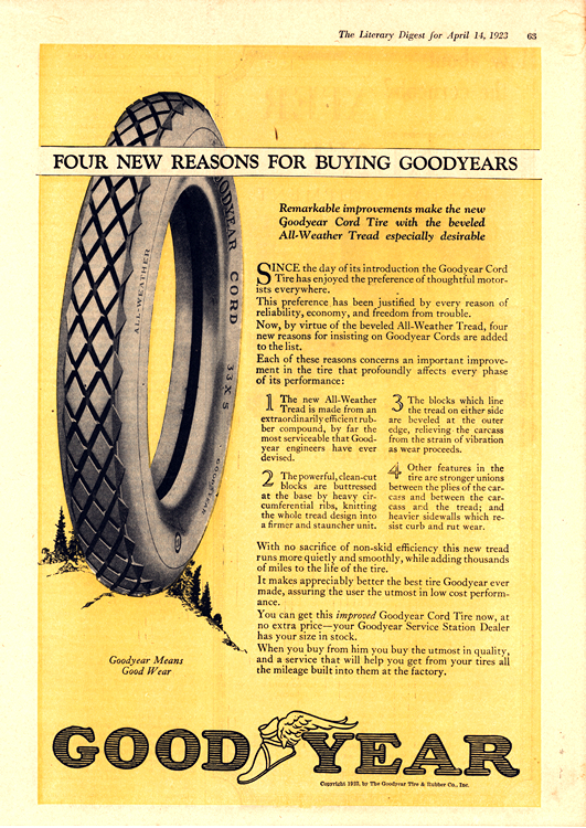 Goodyear Tires 1923 0001