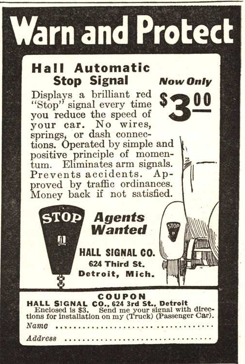 Hall Warning Sign 1921 0002