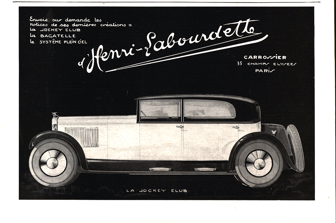 Henri-Labourdette 1928 Coachbuilder 0001