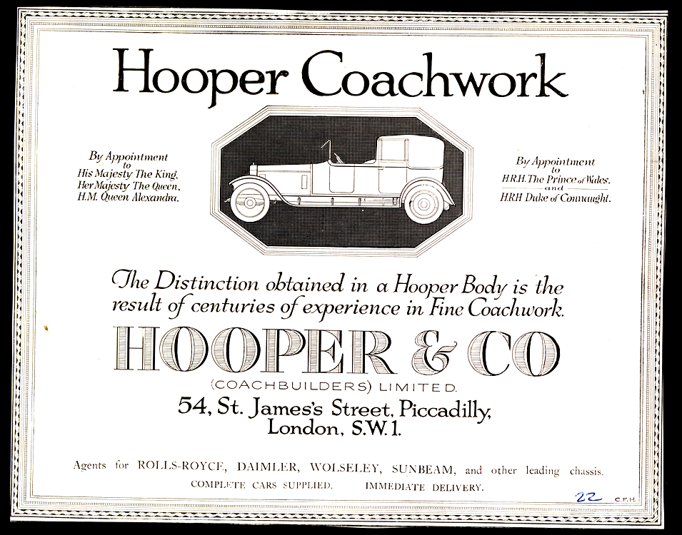 Hooper 1922 Rolls Royce 0019
