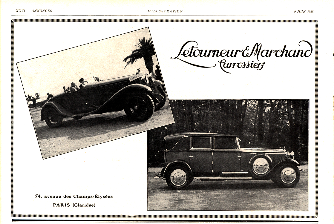 Letourneur & Marchand 1928 Coachbuilder 0001