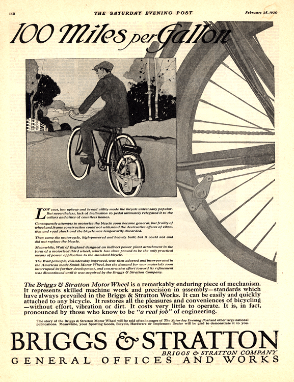 Motorcycles Briggs-Stratton 1920 0004