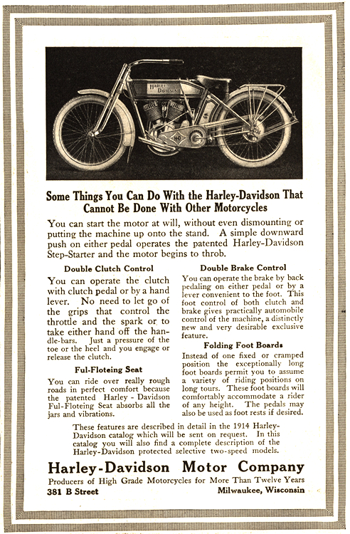 Motorcycles Harley Davidson 1914 0001