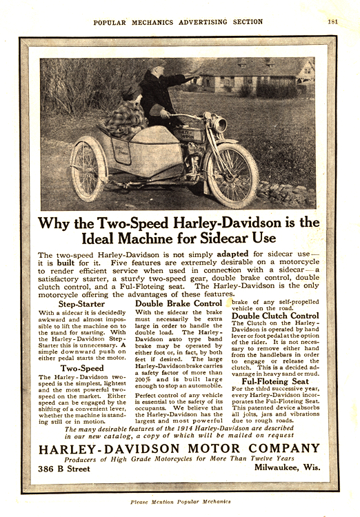 Motorcycles Harley Davidson 1914 0002