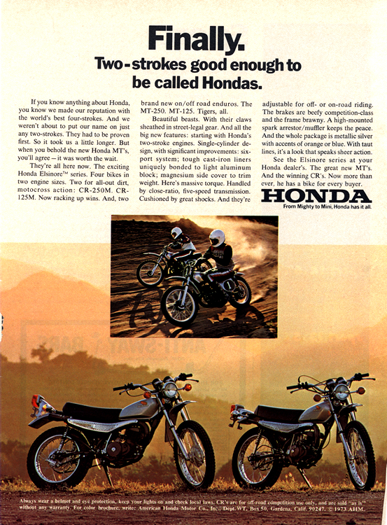 Motorcycles Honda 1973 0001