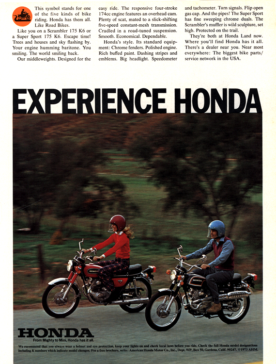 Motorcycles Honda 1973 0002