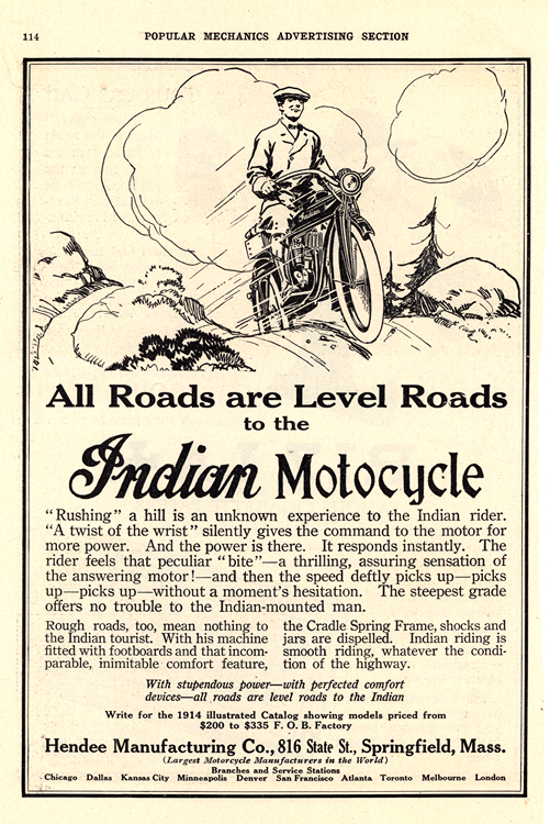 Motorcycles Indian 1914 0001