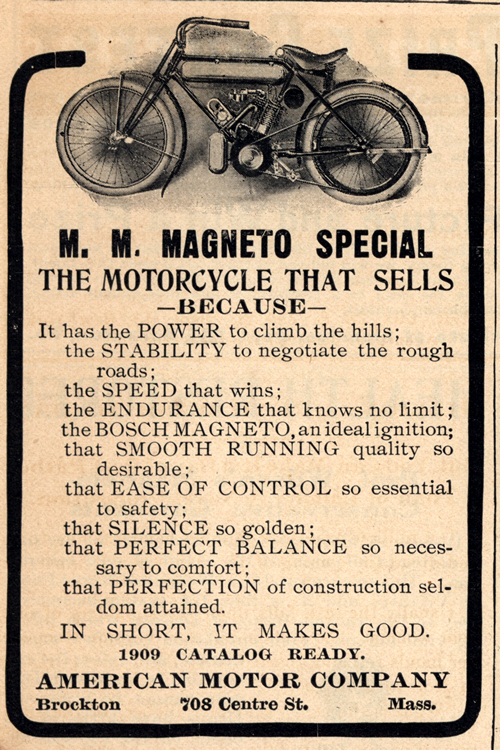 Motorcycles Marsh Metz American 1909 0001