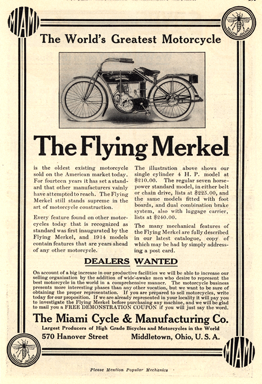 Motorcycles Merkel 1914 0001