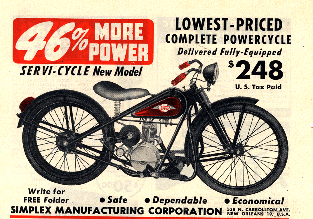 Motorcycles Servi-Cycle 1949 0001