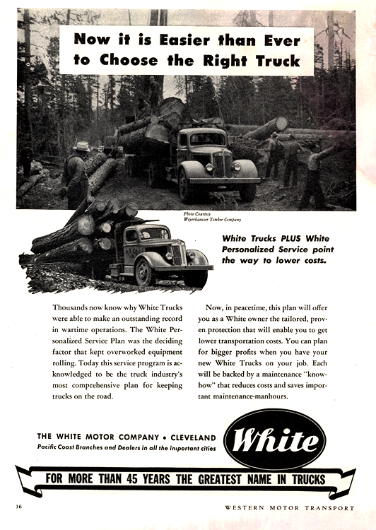 White Truck 1946 0001