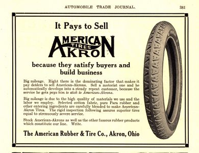 American Akron Tires 1918 0001