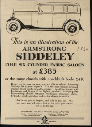 Armstrong Siddeley 1930 UL2 0004