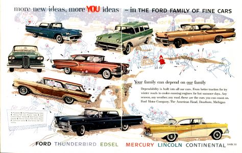 Ford 1958 Edsel Lincoln Mercury Merge 0001