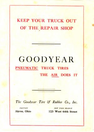 Goodyear Tires 1919 0001