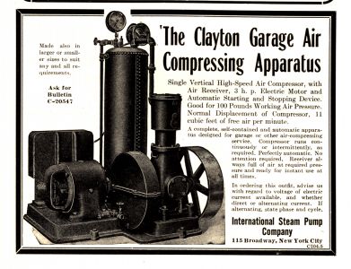 International Steam Pump Co. Garage Equipment 1911 0001