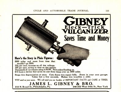 James L. Gibney & Bro. Tire Vulcanizer 1911 0001