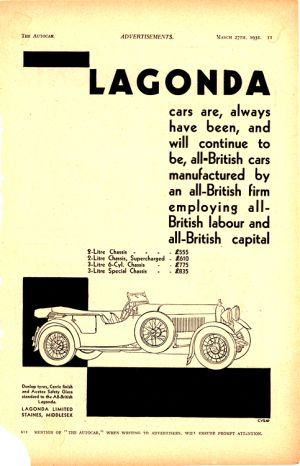 Lagonda 1931 0001