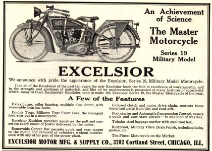 Motorcycles Excelsior 1919 0001