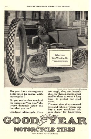 Motorcycles Goodyear Tires 1920 0001