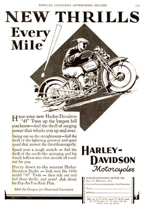 Motorcycles Harley Davidson 1930 0001