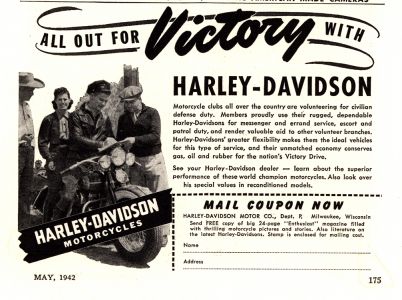 Motorcycles Harley Davidson 1942 0001