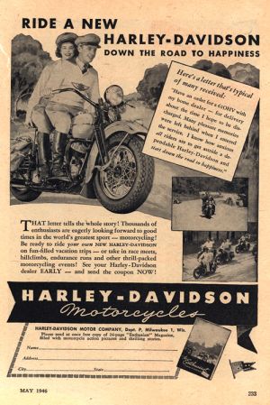 Motorcycles Harley Davidson 1946 0001