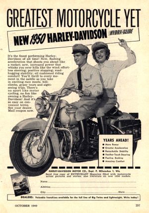 Motorcycles Harley Davidson 1950 0001