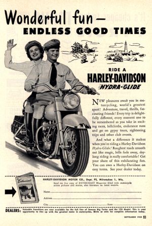 Motorcycles Harley Davidson 1950 0002