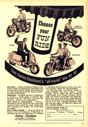 Motorcycles Harley Davidson 1960 0001