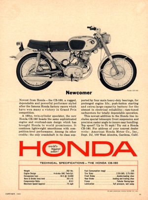 Motorcycles Honda 1965 0001