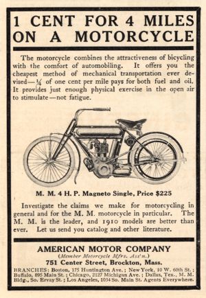 Motorcycles Marsh Metz American 1910 0001