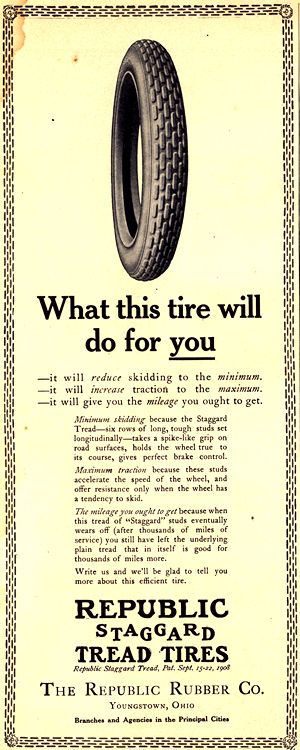 Republic Rubber Co. Tires 1913 0001