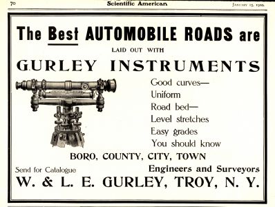 W. & L. E. Gurley Road Construction 1910 0001