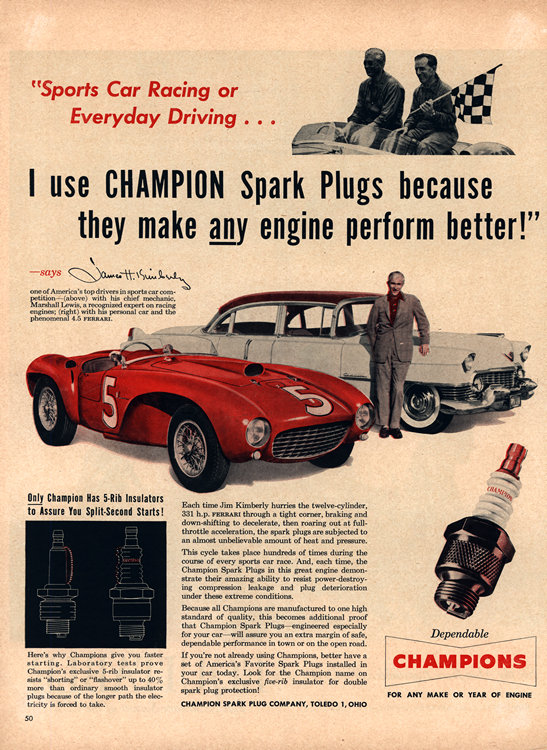 Champion Spark Plugs 1954 0001