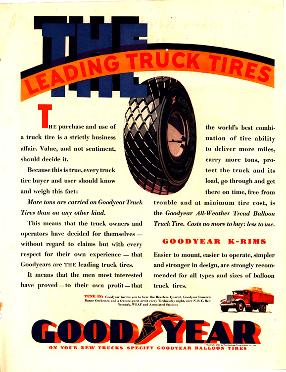 Goodyear Tires 1932 0001